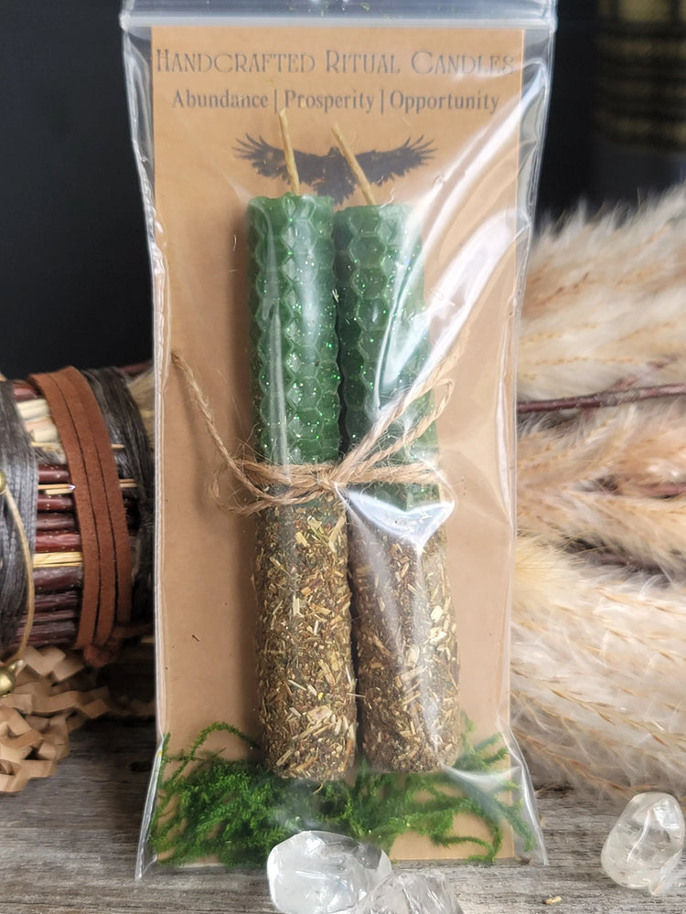 Handcrafted Ritual Candles - Abundance | Prosperity | Opportunity