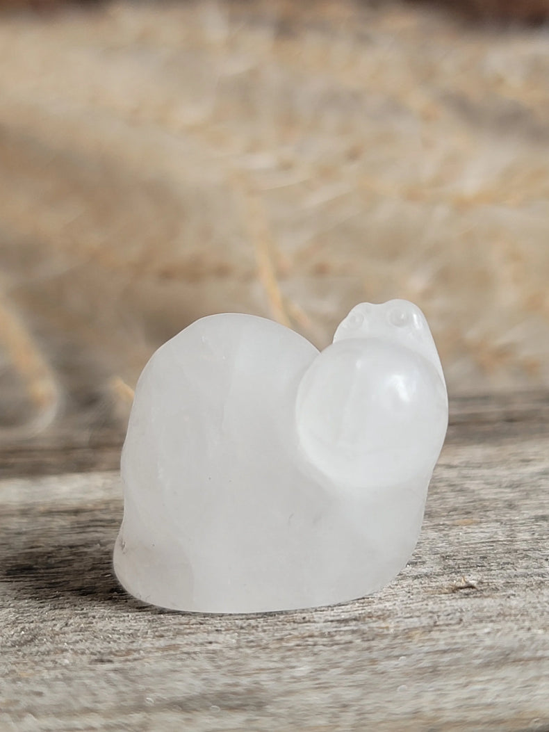Clear Quartz Snail