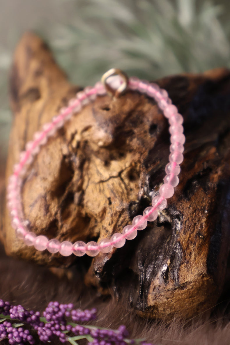 Rose Quartz Bracelet 4MM | Self Kindness