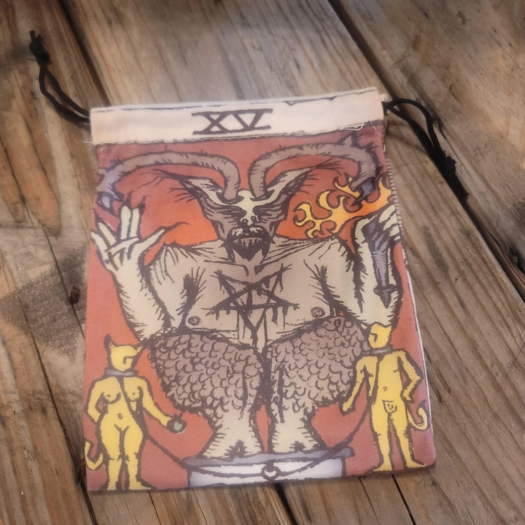 Tarot Deck Pouch - Double sided - Wild Raven
