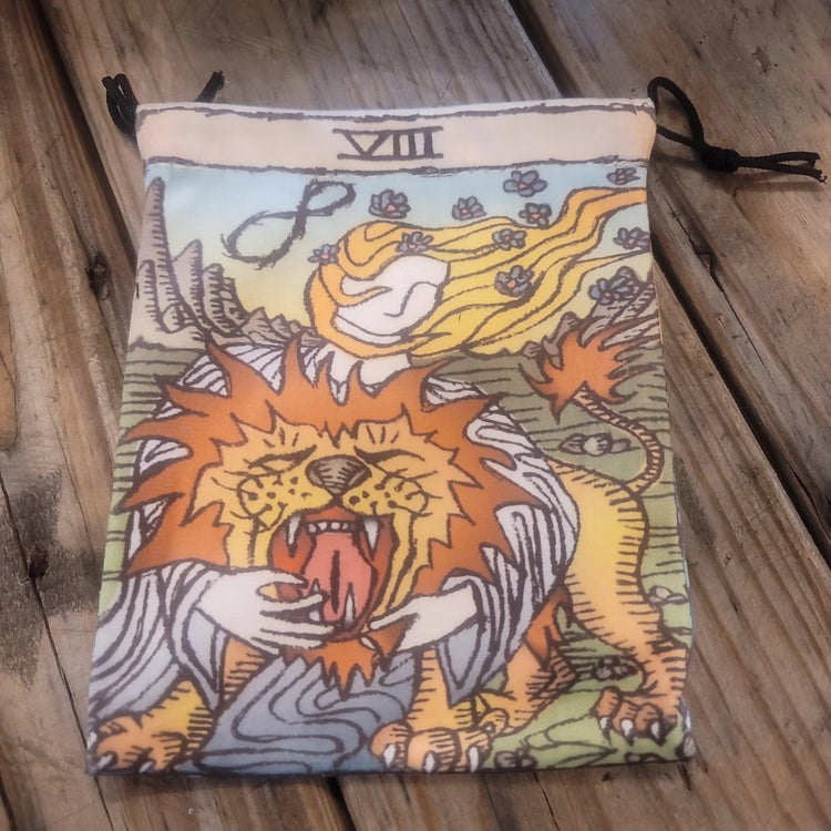 Tarot Deck Pouch - Double sided - Wild Raven