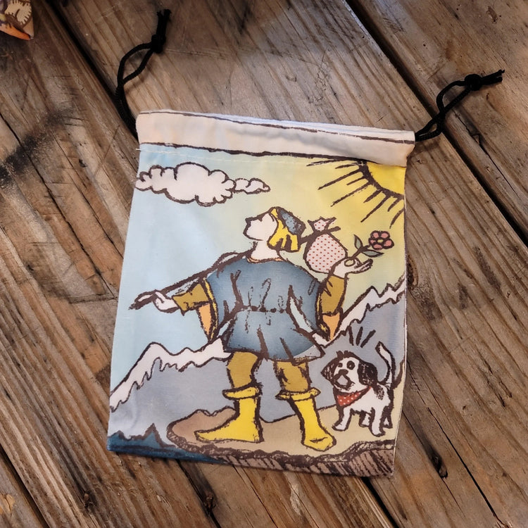 Tarot Deck Pouch - Double sided - Wild Raven