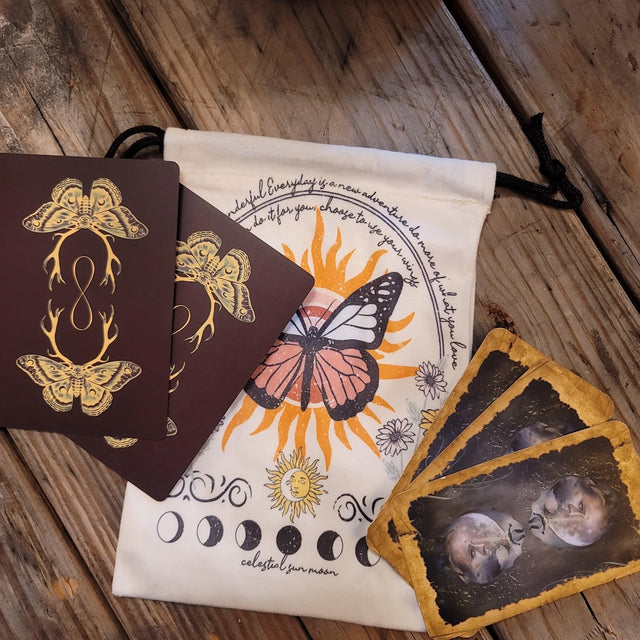 Tarot Deck Pouch - Wild Raven