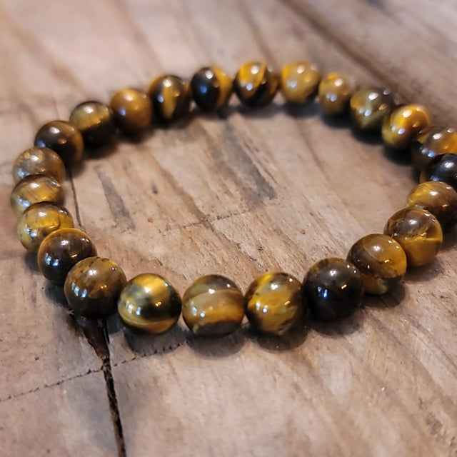 Tigers Eye Bracelet - beads - Wild Raven