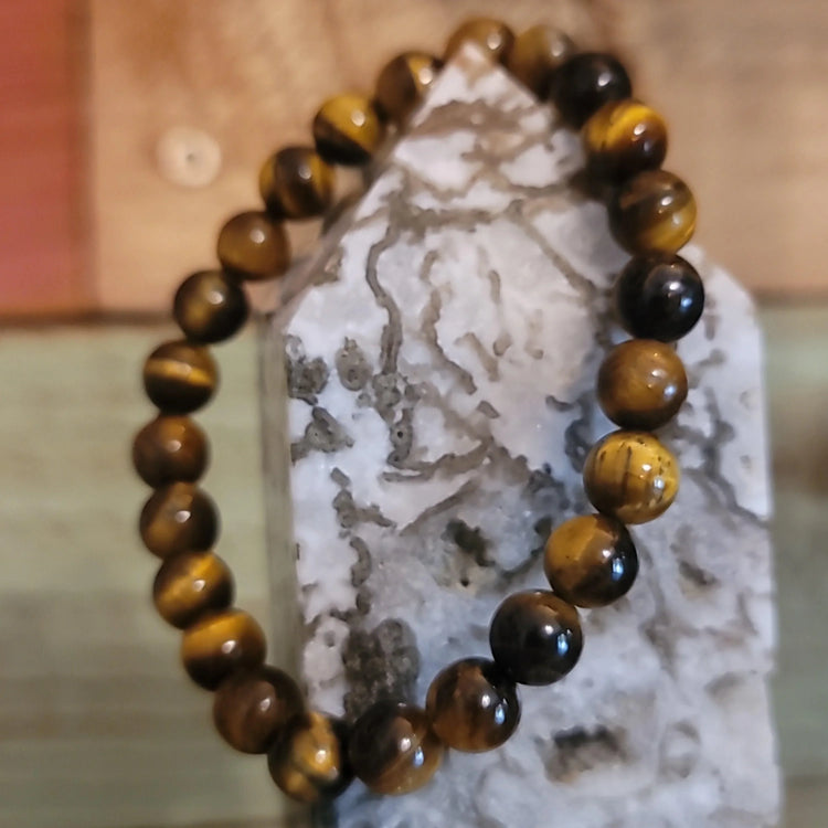 Tigers Eye Bracelet - beads - Wild Raven