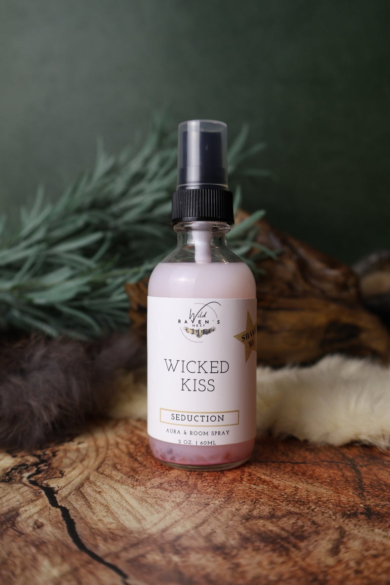 Wicked Kiss aura and room spray for seduction, 2 oz