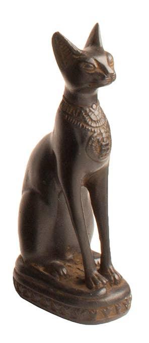 Bastet Cats Statues - Black: Medium