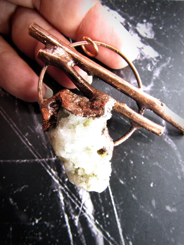 Geode - Cherished Pendant - Wild Raven