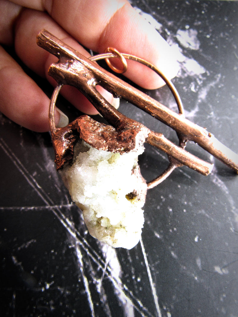 Geode - Cherished Pendant - Wild Raven