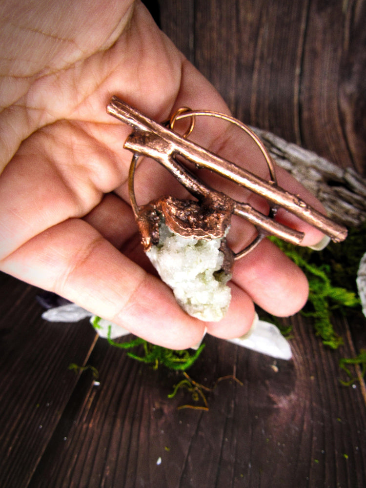Geode - Cherished Pendant - Wild Raven