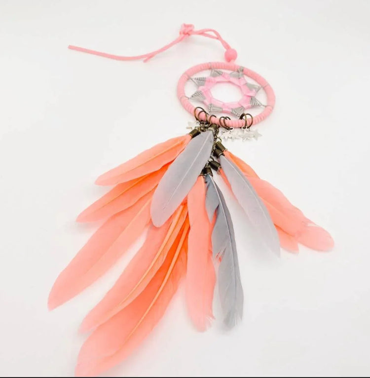 Hand woven dreamcatcher for car - Wild Raven