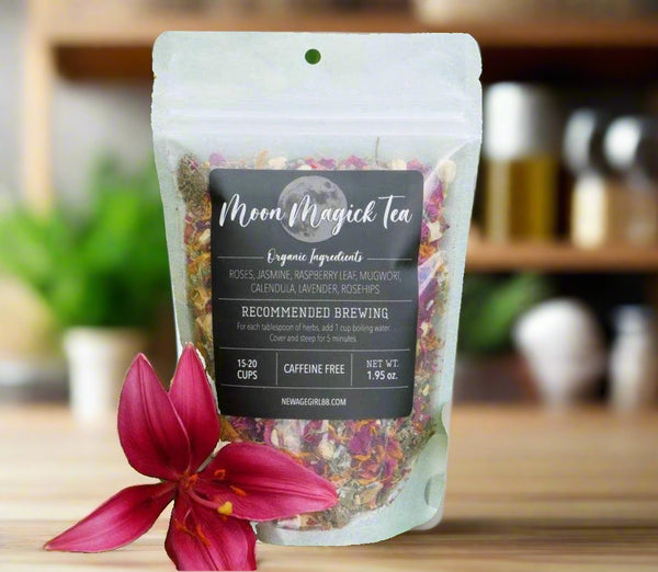 Moon Magick Tea Organic Herbal Loose Tea by The Healing Sanctuary - Wild Raven