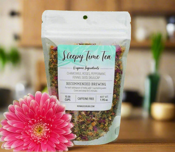 Sleepy Time Tea Organic Herbal Loose Tea by The Healing Sanctuary - Wild Raven