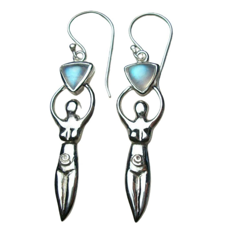 Moonstone Goddess Earrings