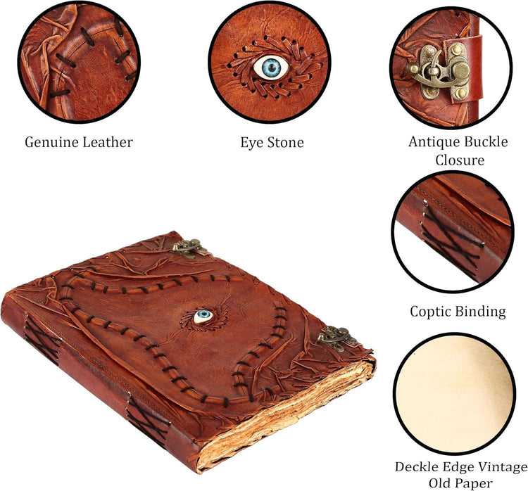 Hocus Pocus Book of Spells Leather Journal