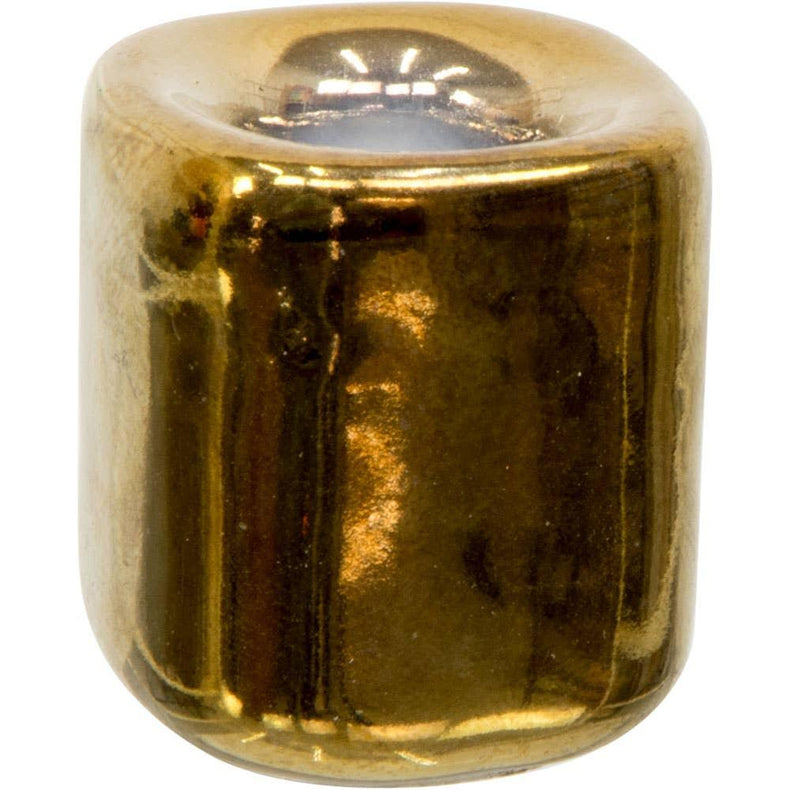 Ceramic Chime Candle Holder - Gold