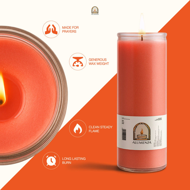 7 Day Candle | Pink | Love, Self-Worth, Emotional Softening