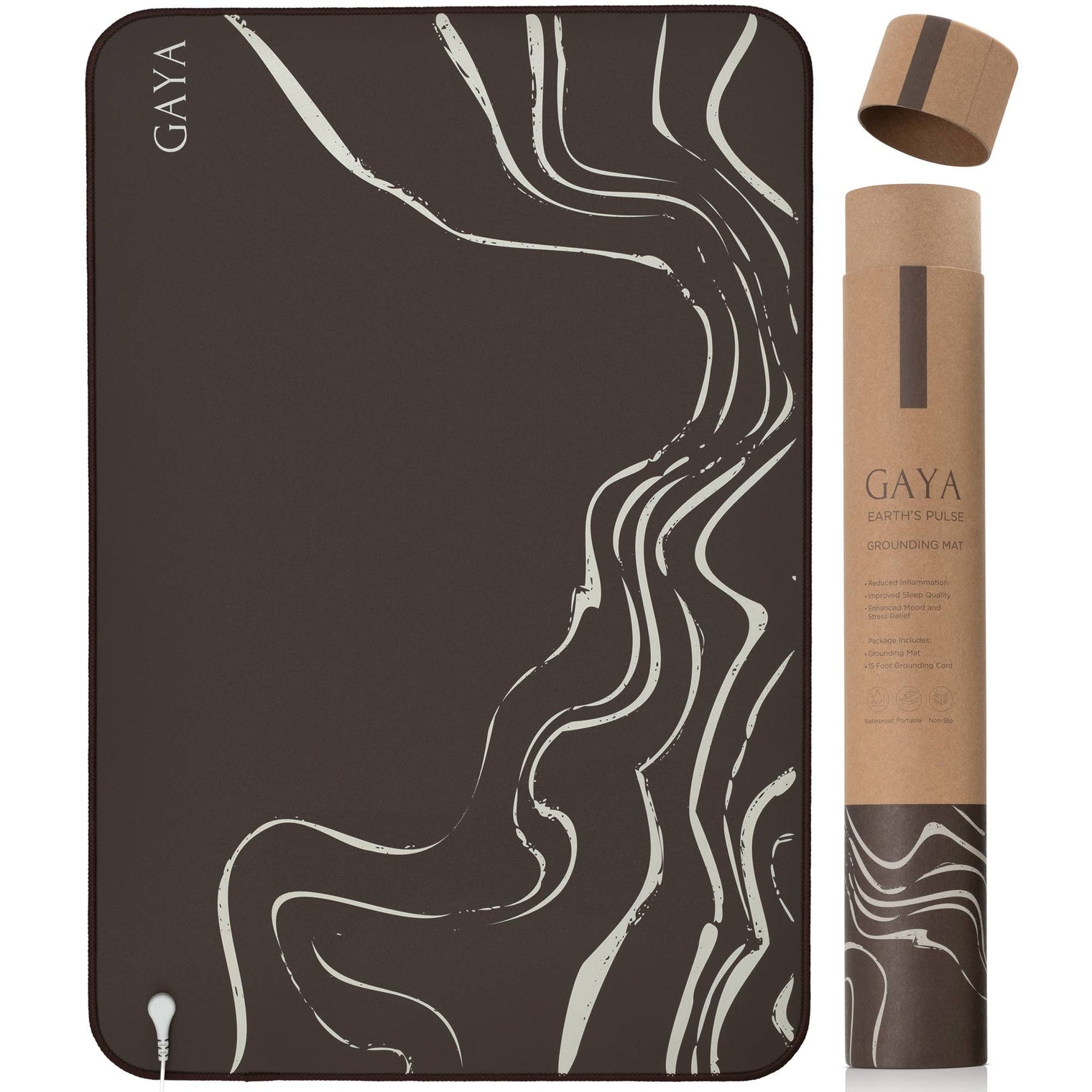 Grounding Mat: Brown Natural Flow