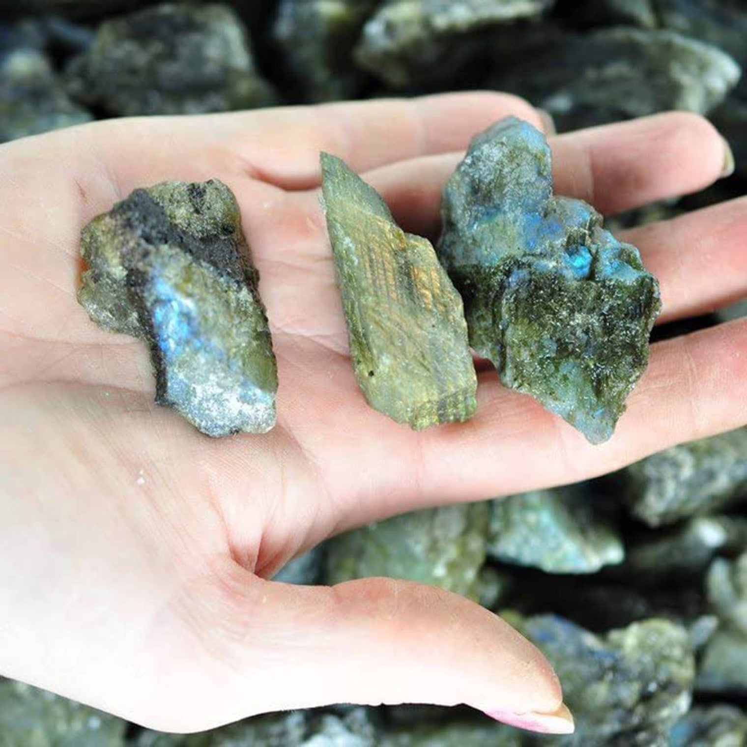 Labradorite Raw Natural Stones