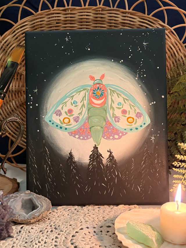 Moths & Moonlight Painting Workshop