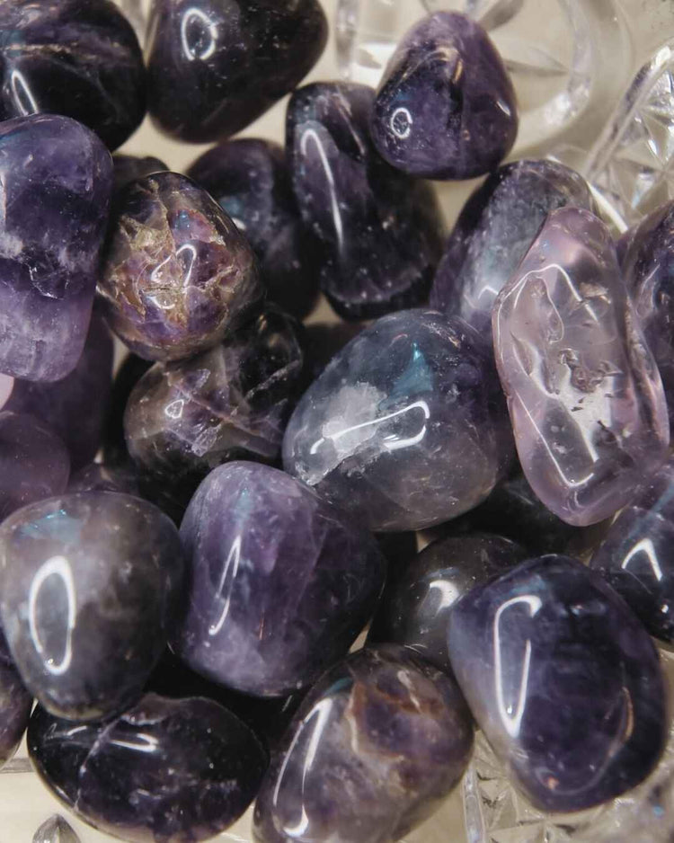 Amethyst Tumbled  | Calming + Spiritual Clarity