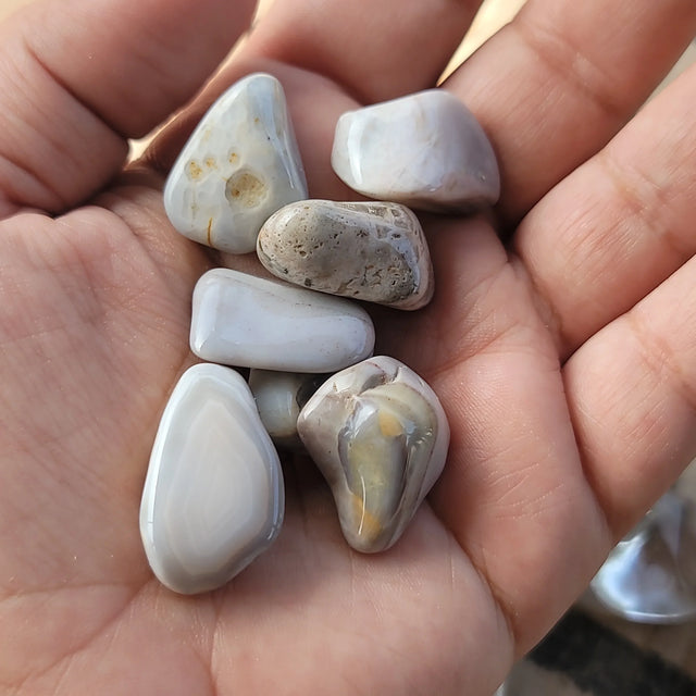 Pink Botswana Agate Tumbled