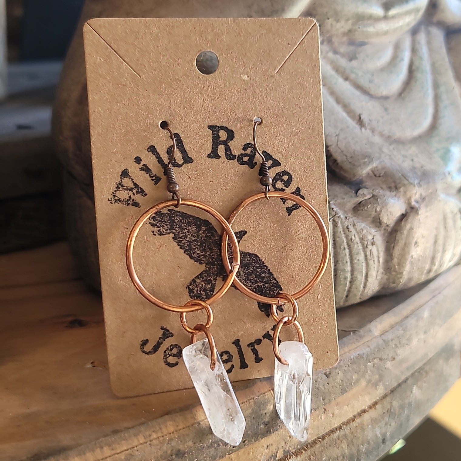 Clear Quartz Earrings
