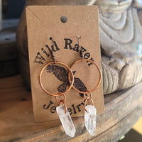 Clear Quartz Earrings