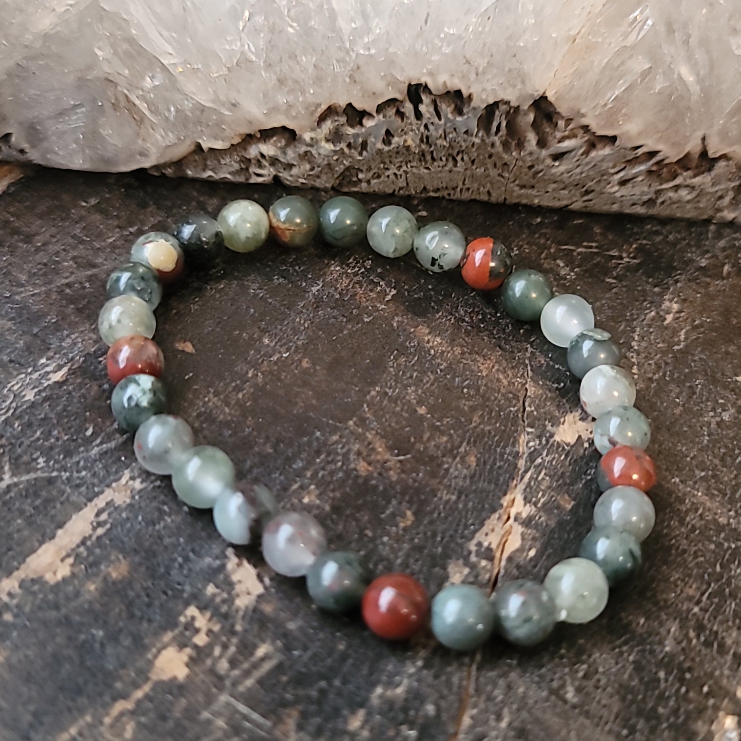 Bloodstone Bracelet 6MM