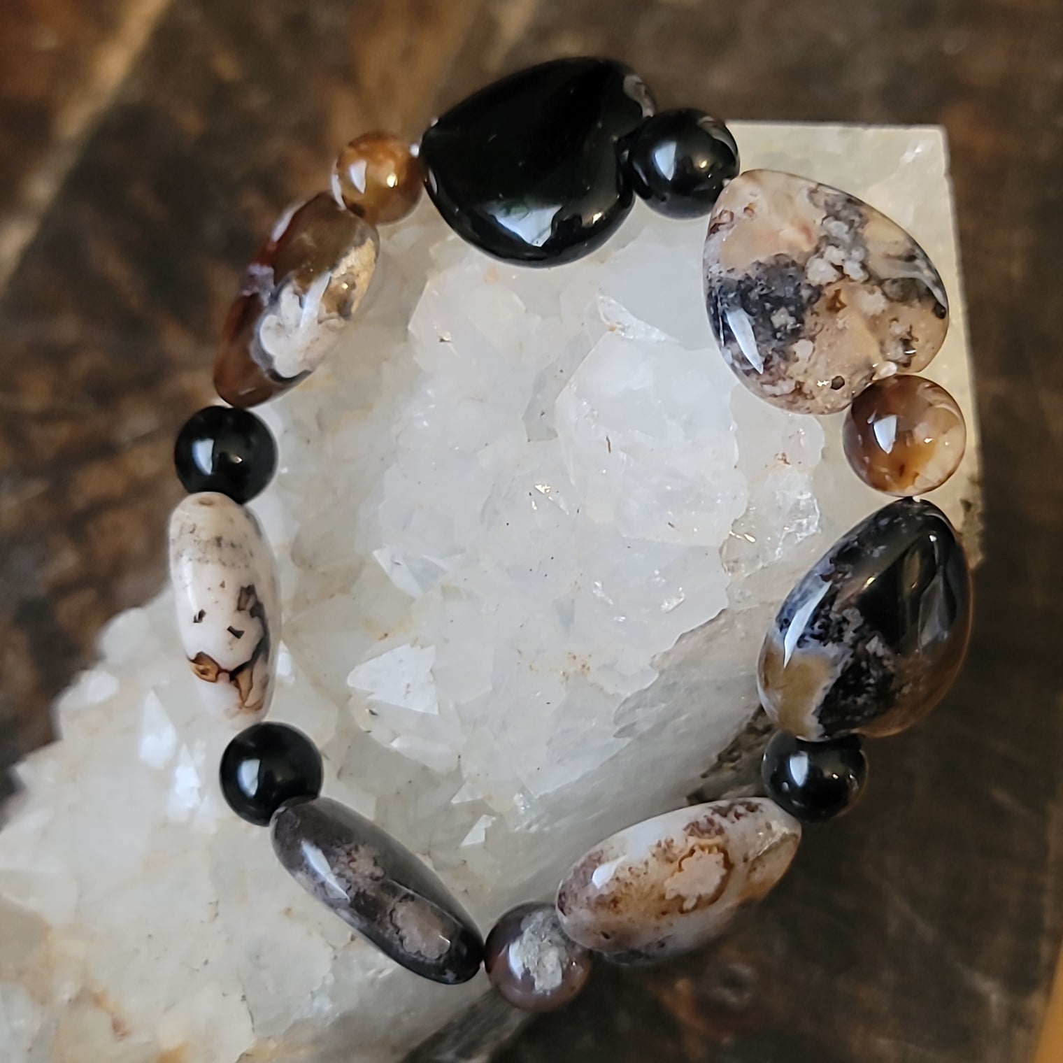 Black cherry blossom Bracelet