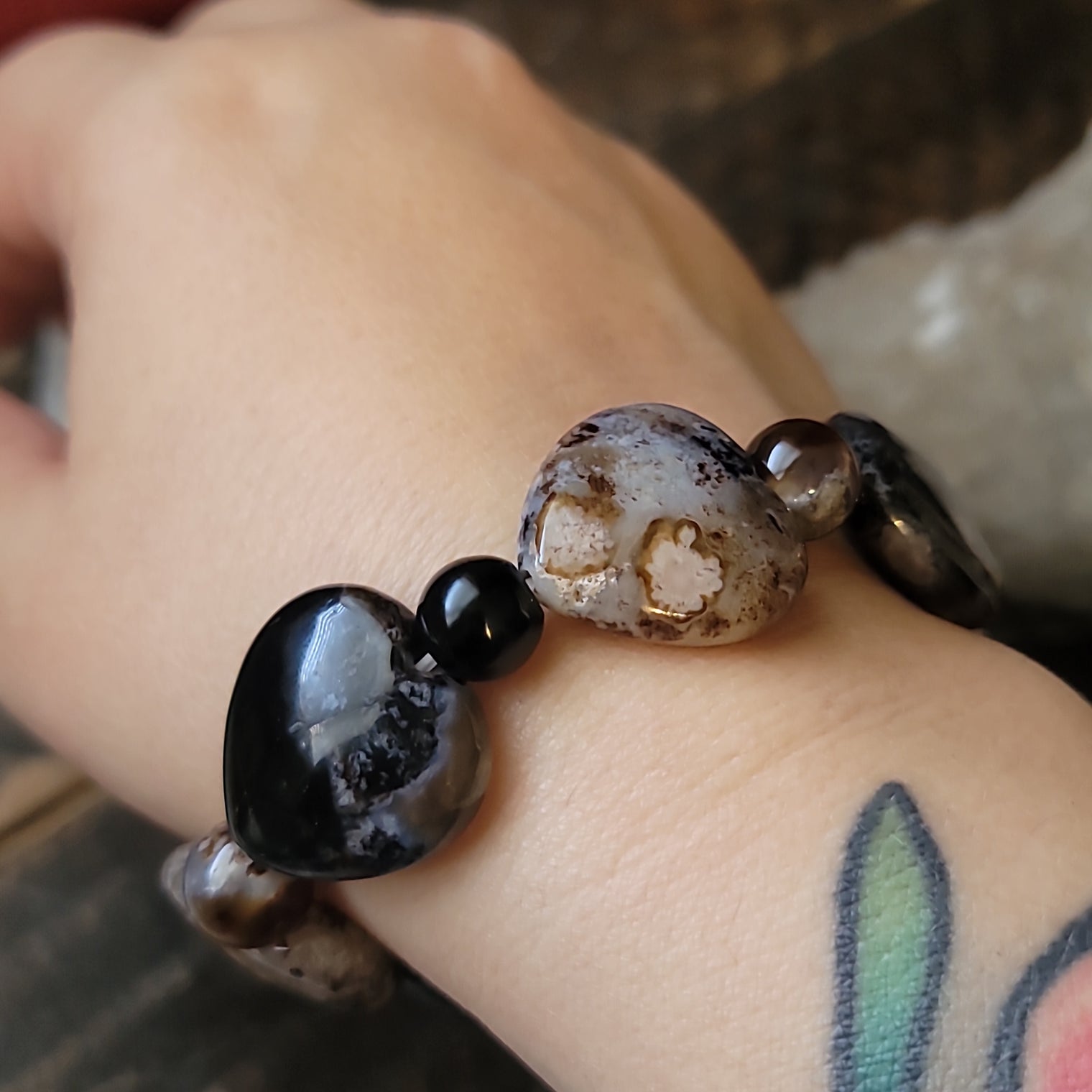 Black cherry blossom Bracelet