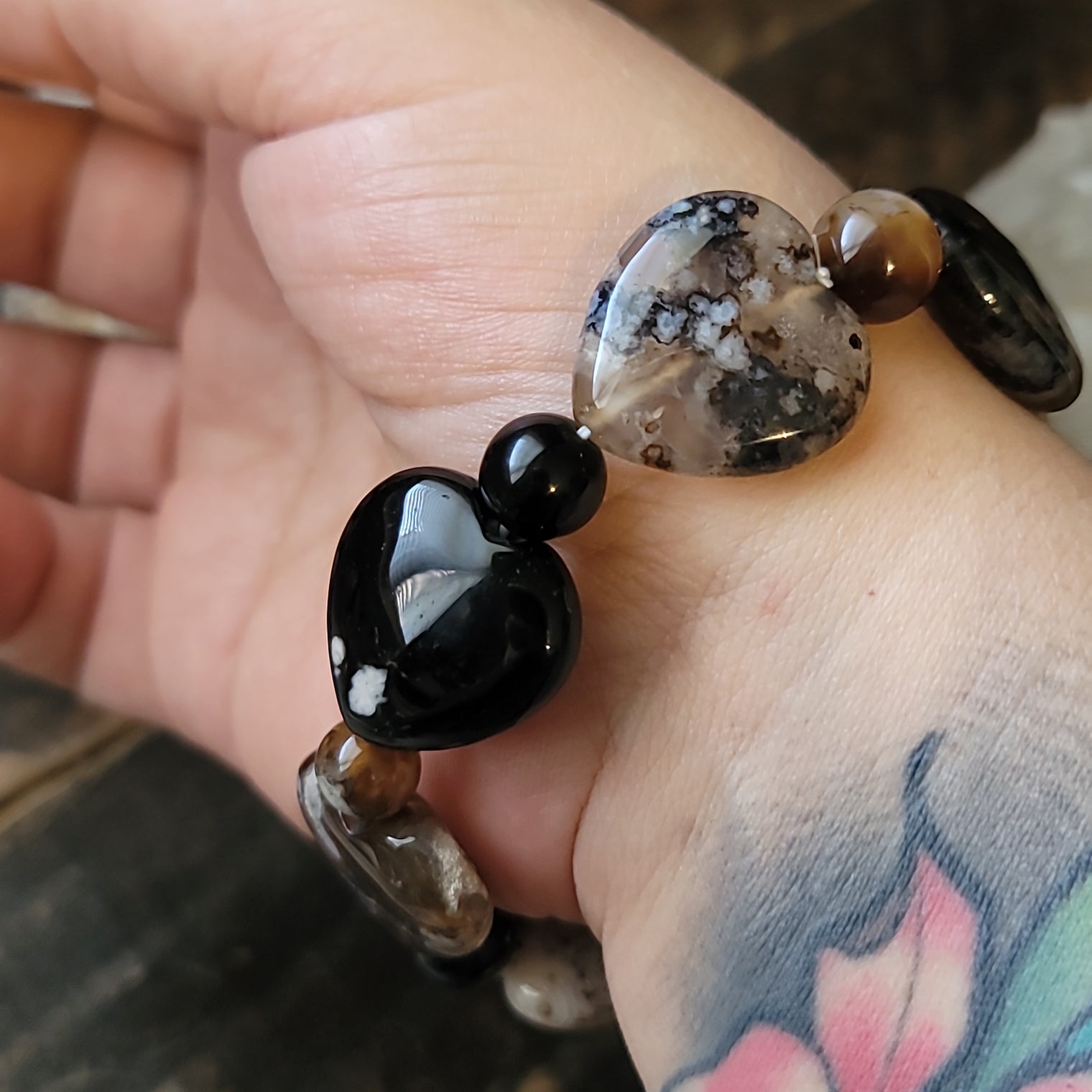 Black cherry blossom Bracelet