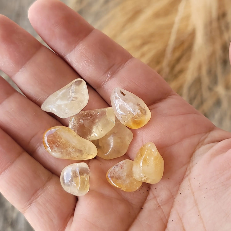 Citrine Tumbled | Joy, Abundance & Motivation