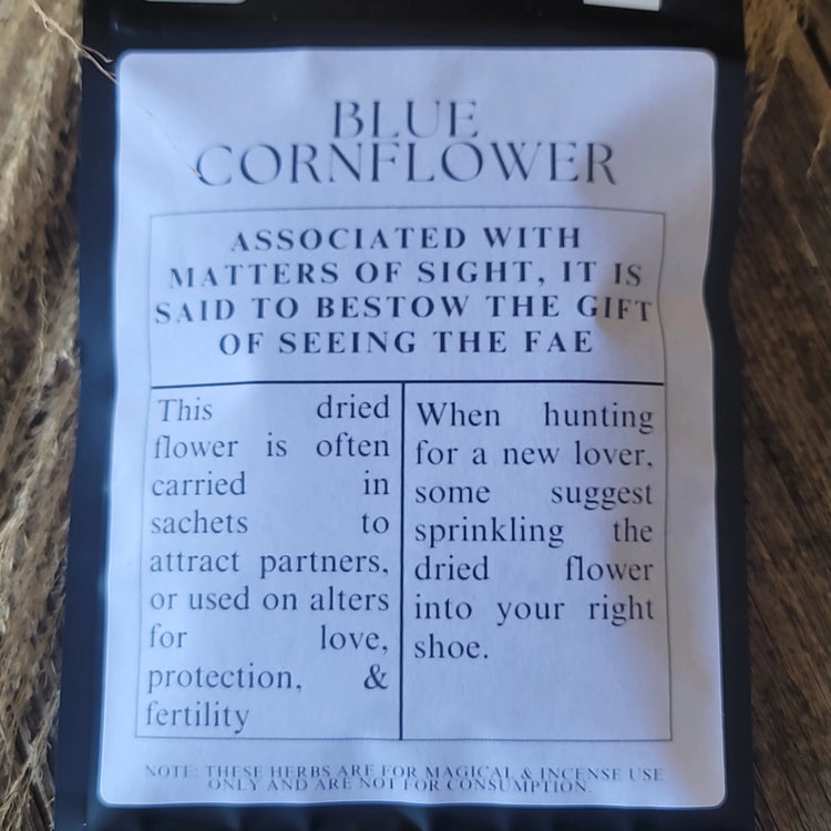 Blue Cornflower Herb | Gentle Protection & Psychic Clarity