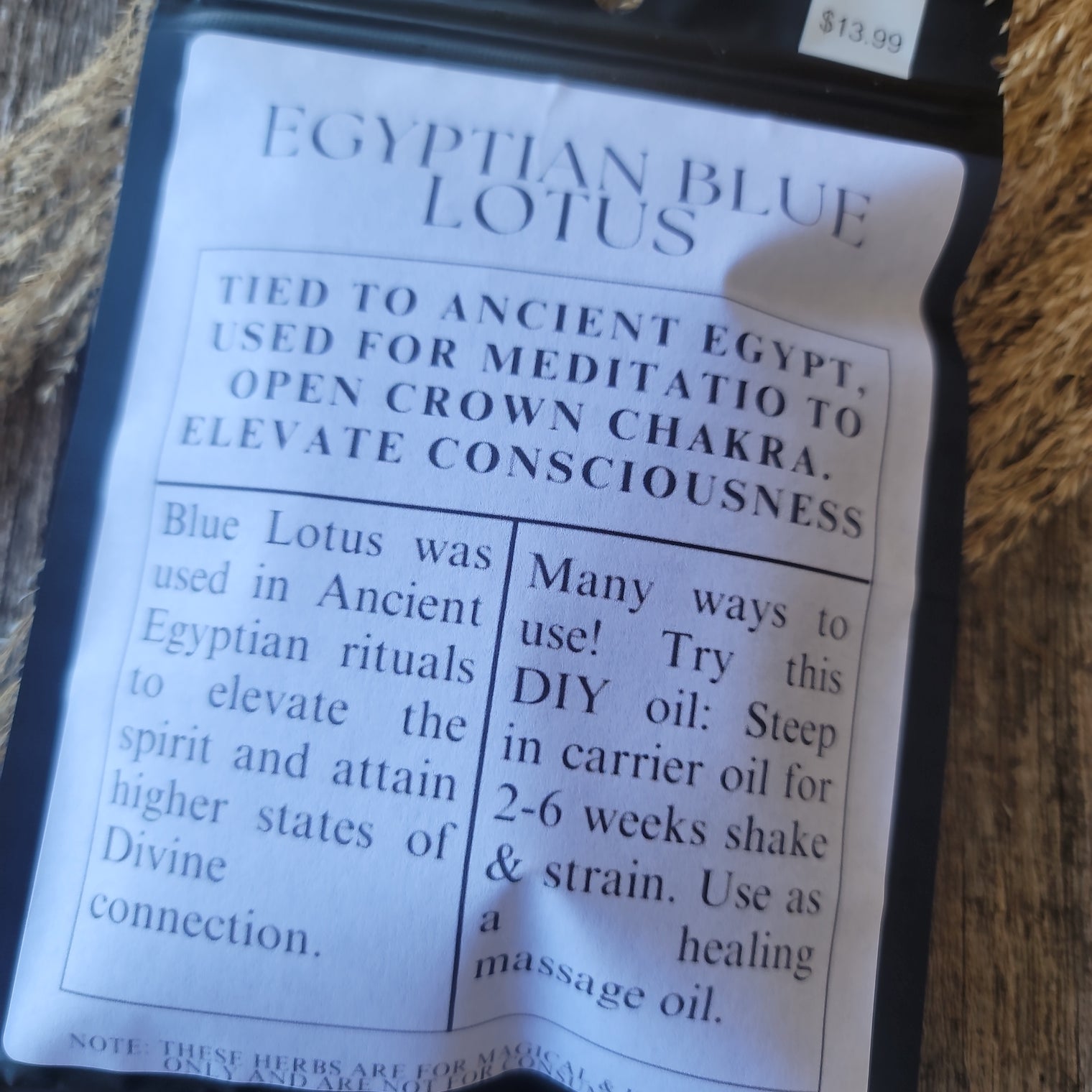 Egyptian Blue Lotus Whole - Herbs