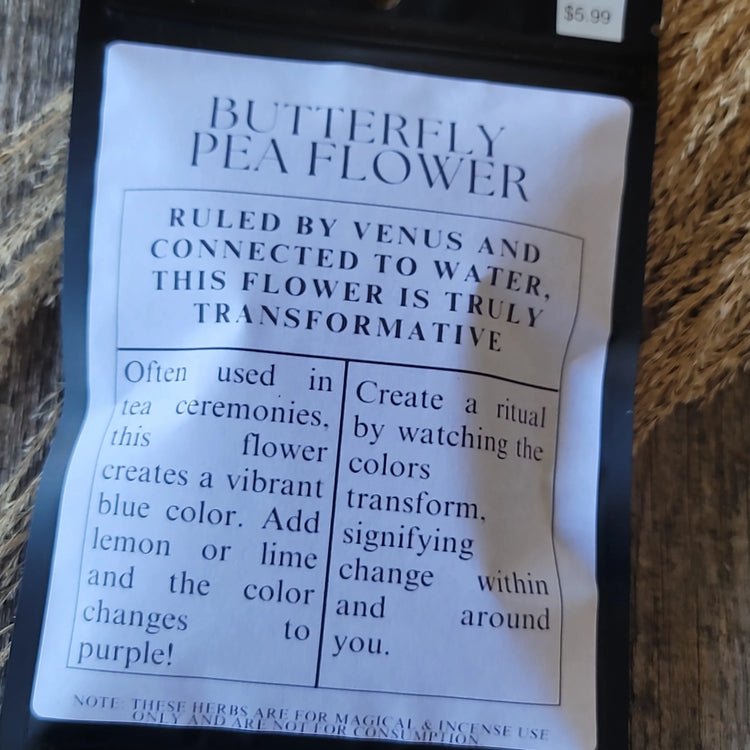 Butterfly Pea Flower | Color-Shifting Teas & Third Eye Work