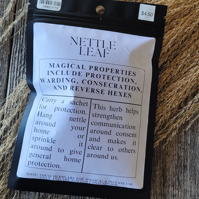 Nettle Leaf | Strengthening Herb for Blood, Boundaries & Spellwork