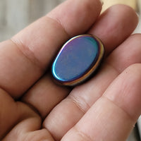 Magnetic Rainbow Hematite Tumbled