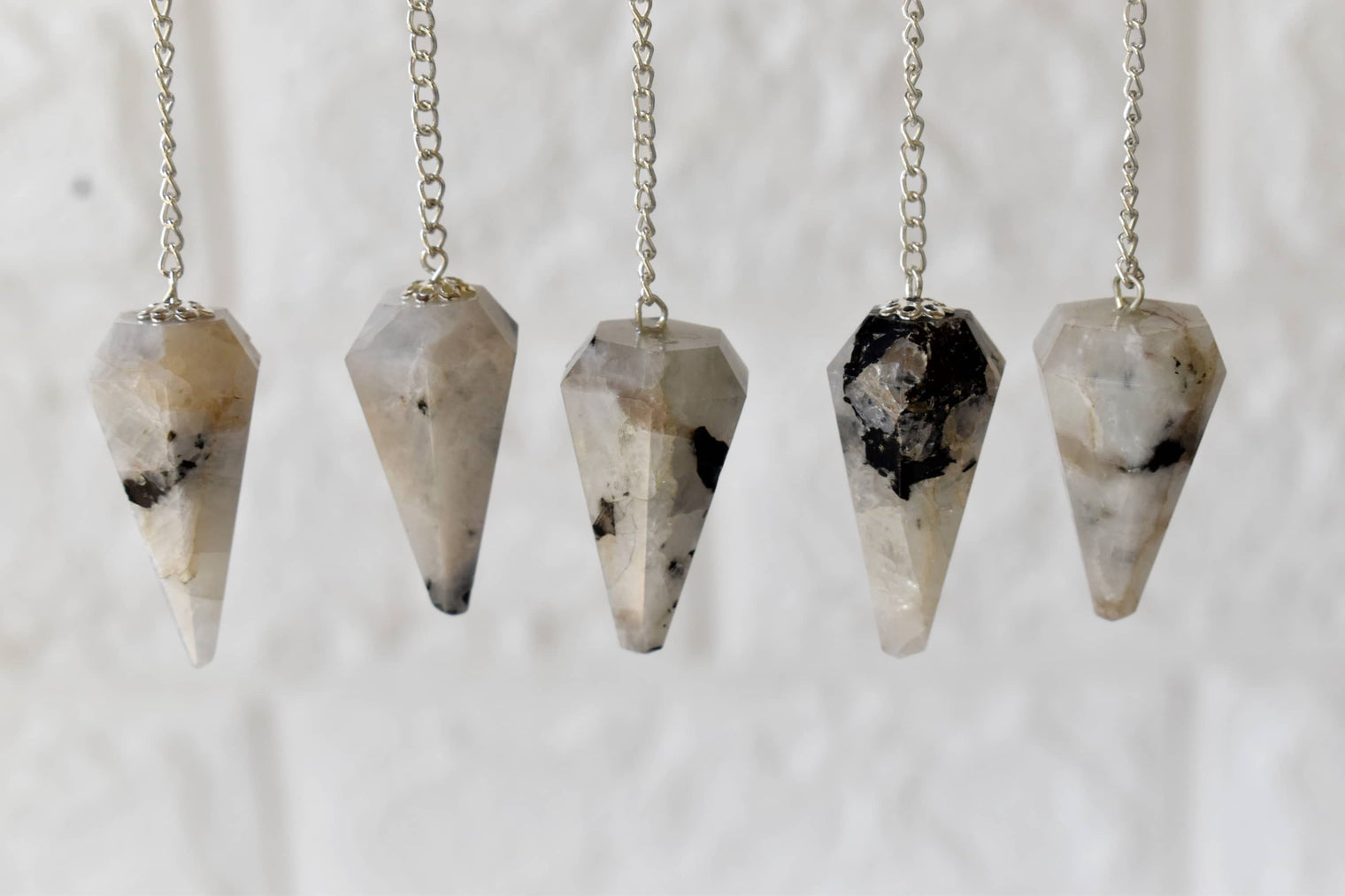 Rainbow Moonstone Pendulum (Growth and Inspiration)
