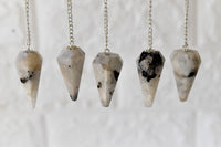 Rainbow Moonstone Pendulum (Growth and Inspiration)
