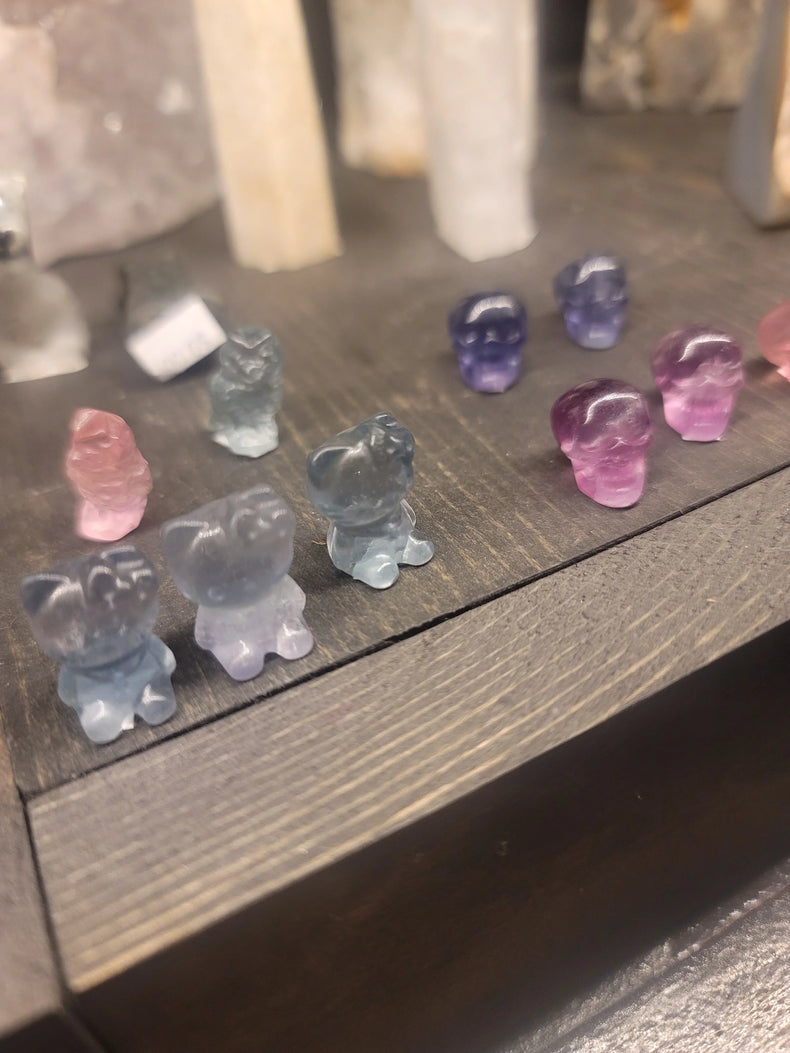 Fluorite carving