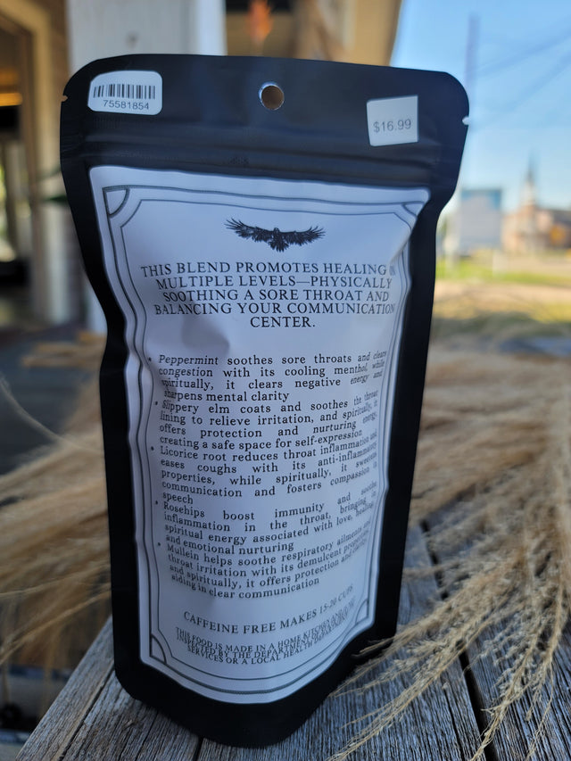 Throat soothing tea