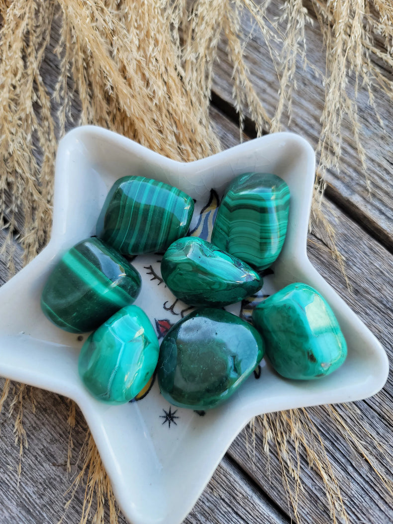 Malachite Tumbled