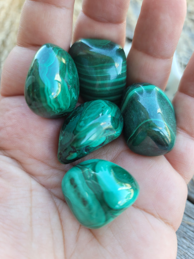 Malachite Tumbled