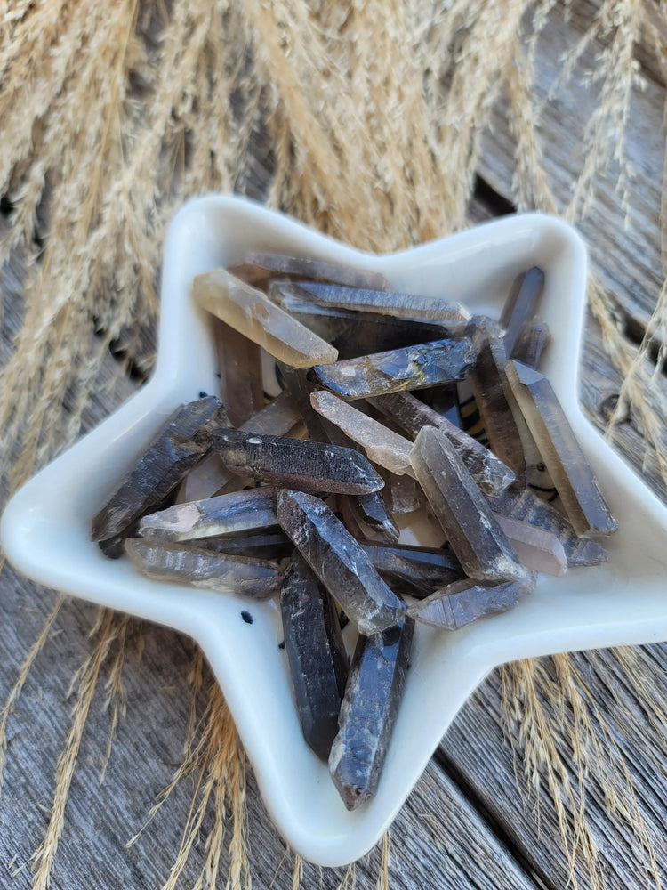 Smoky Citrine Quartz Points Raw