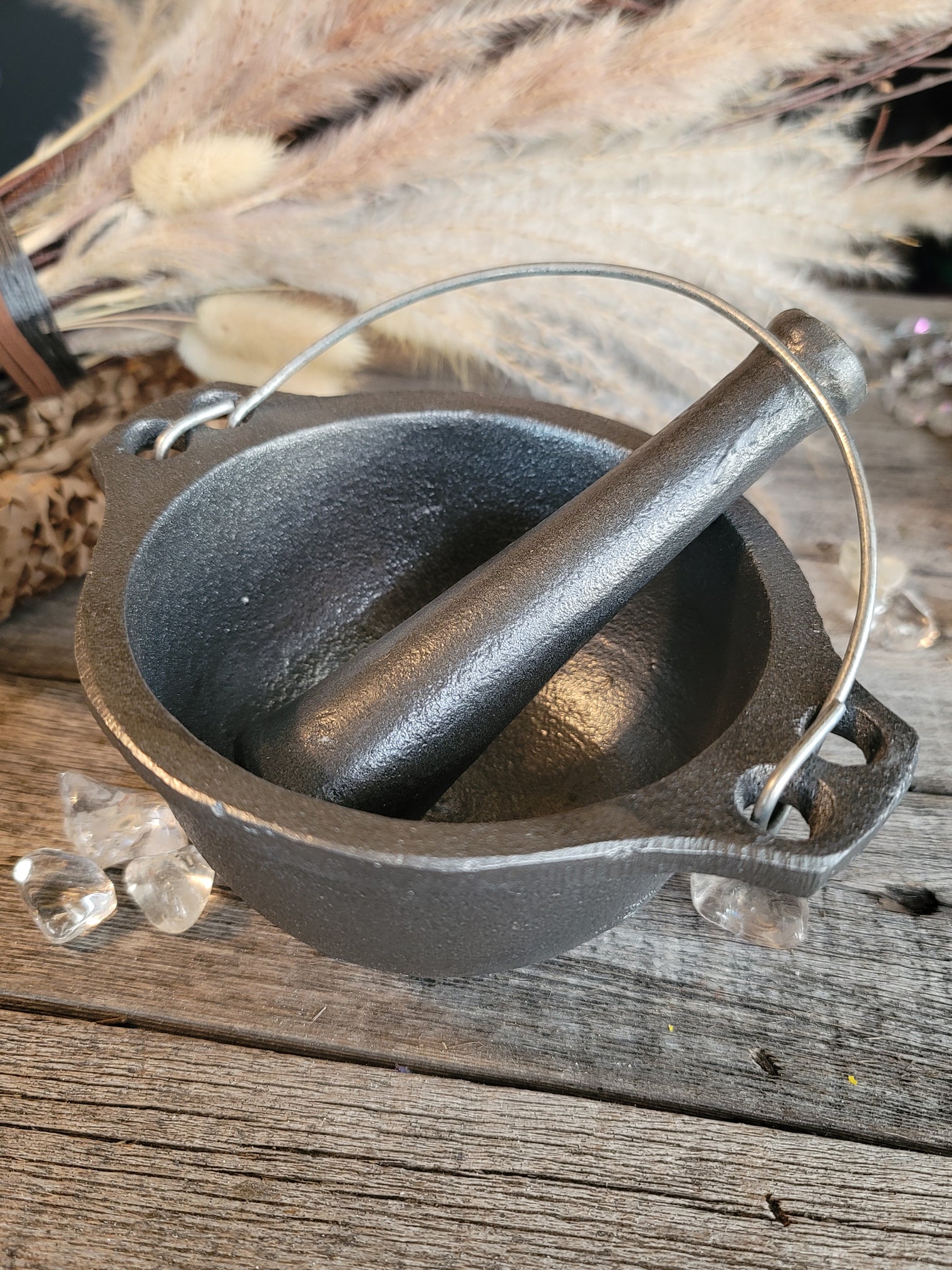 Mortar and Pestle Cast Iron (4.5 in.)