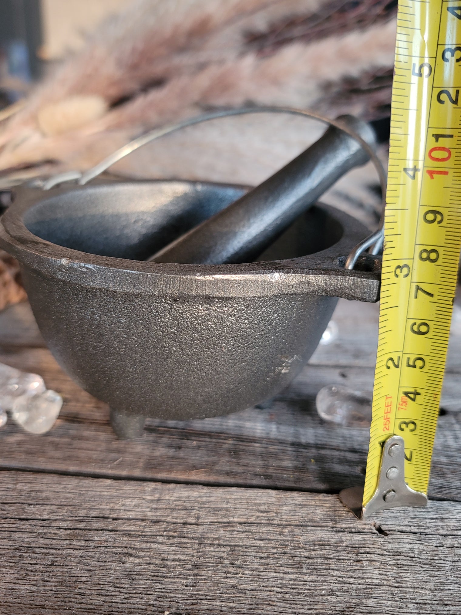 Mortar and Pestle Cast Iron (4.5 in.)