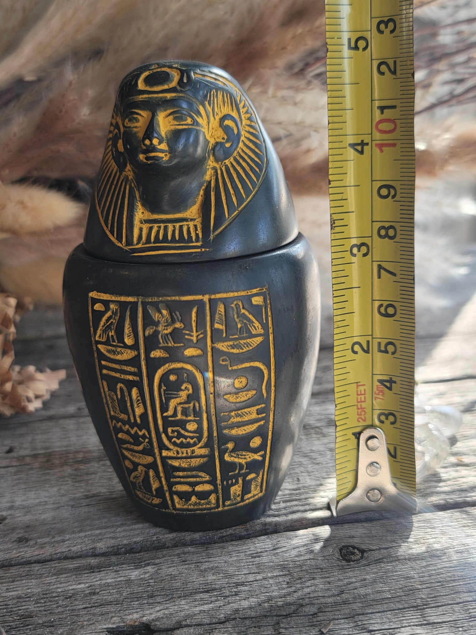 Canopic Jar Antique Gold - Imsety
