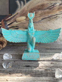 Winged Isis Patina