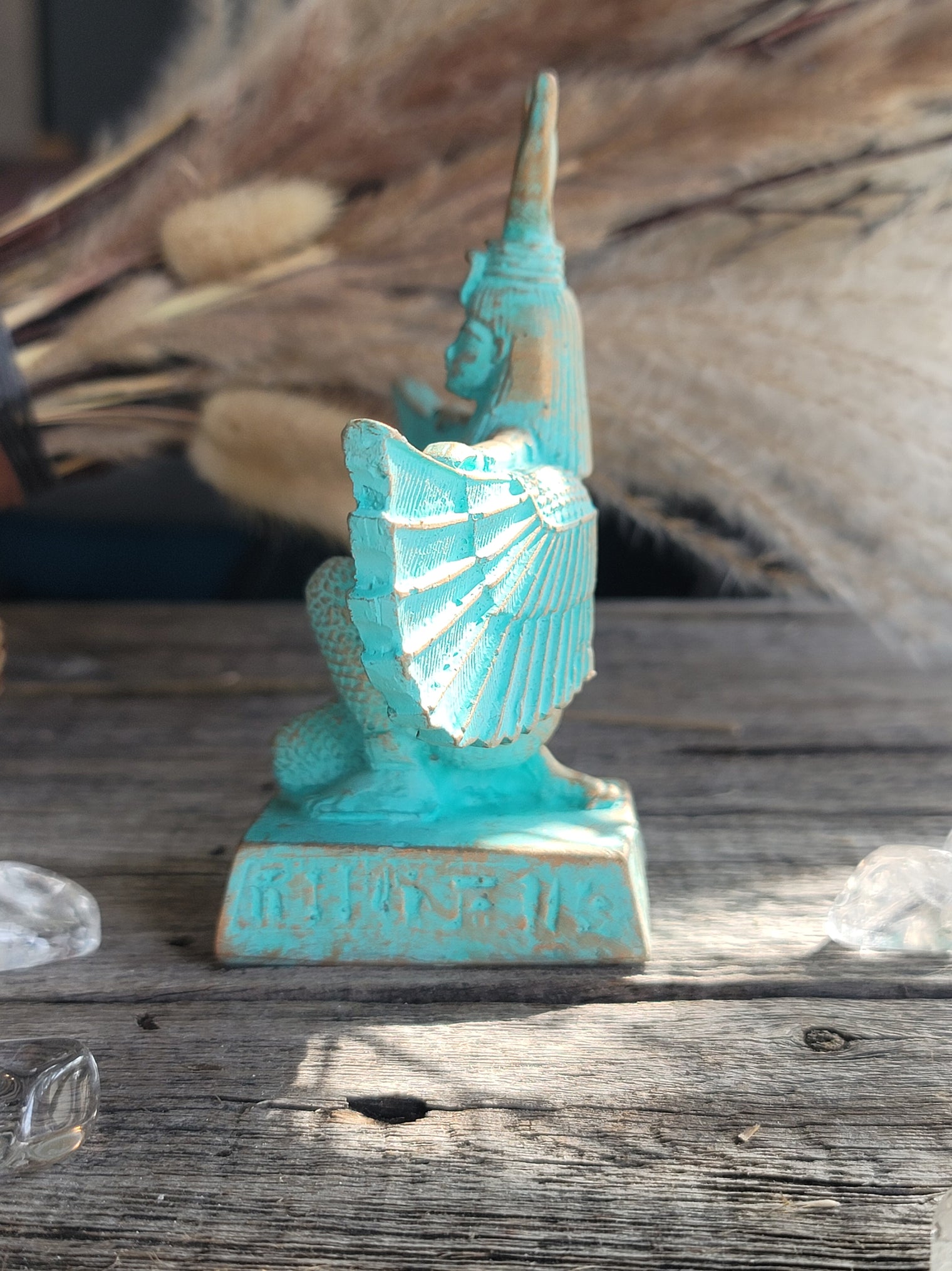 Winged Isis Patina